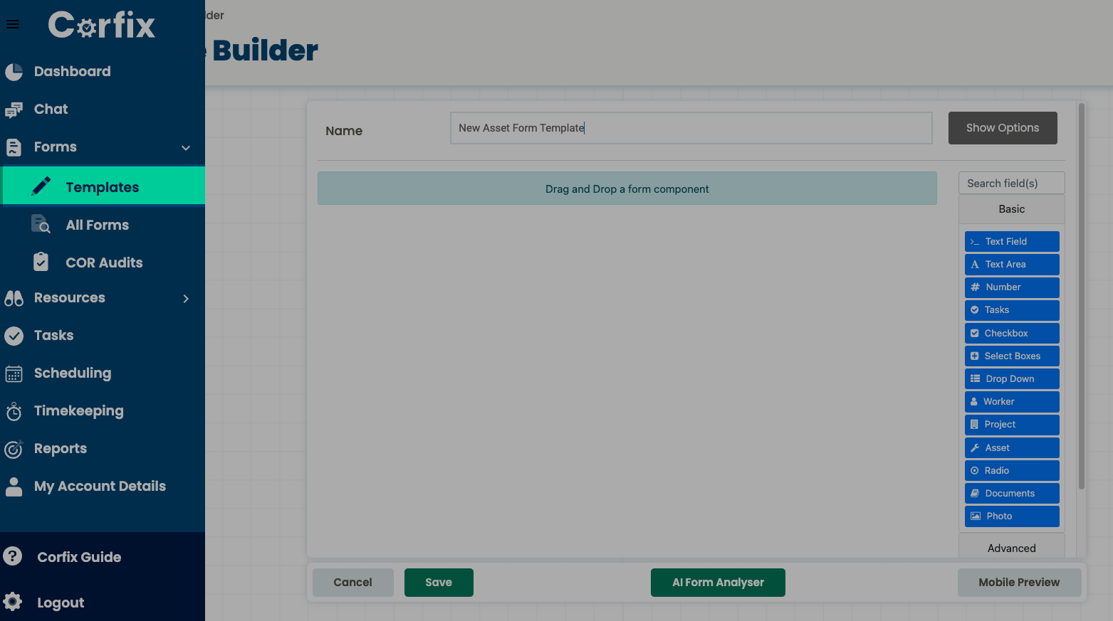 How to add the Asset component to a new or existing Template.